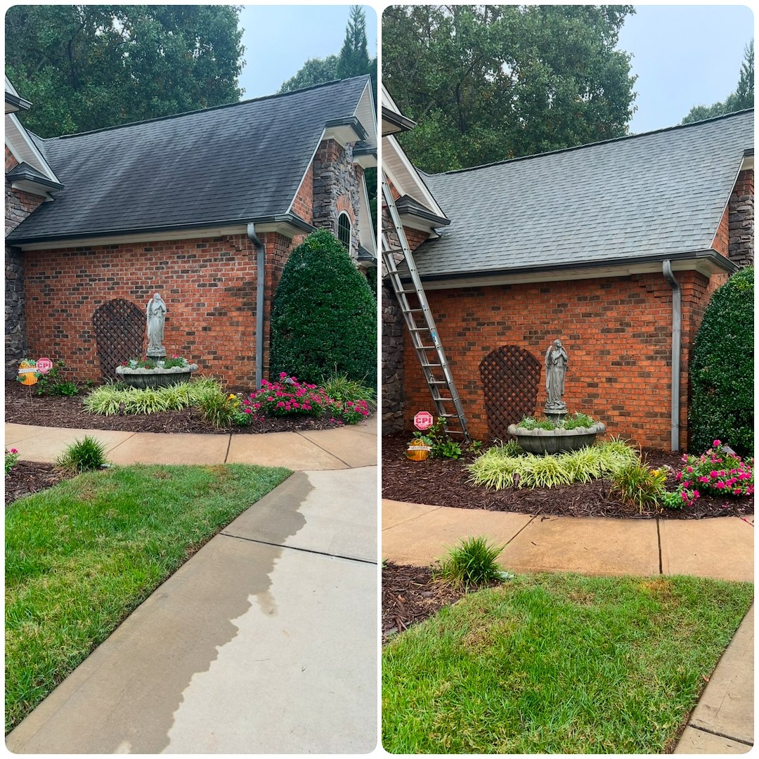 Residential Roof Cleaning Completed in Gastonia, NC